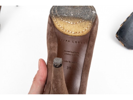 Assorted Lot Of Four Shoes Including Nicole MIller, Anne Klein, Ellen Tracy