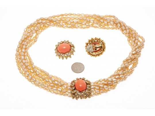 Ciner Fashion Jewelry, Necklaces, Earrings And Bracelet