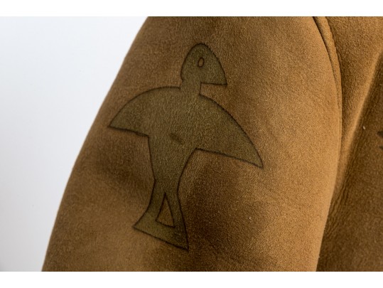 Ralph Lauren Southwestern Motif Shearling Jacket