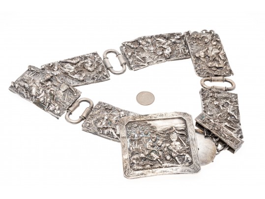 Ornate Metallic Belt