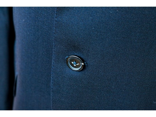 Ermengildo Zegna For Richards Blue Blazer
