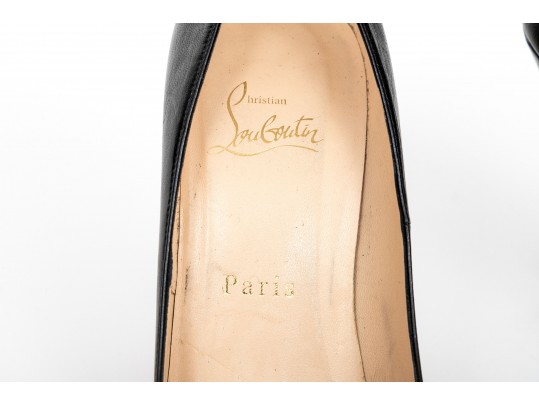 Fantastic Black Christian Louboutin Pumps, 37 1/2