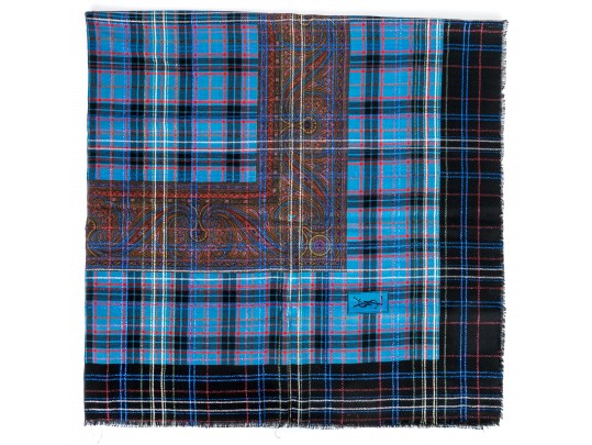 Eight Yves Saint Laurent Scarves