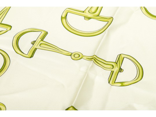 Lot Of Two Handsome Silk Scarves, Including Salvatore Ferragamo