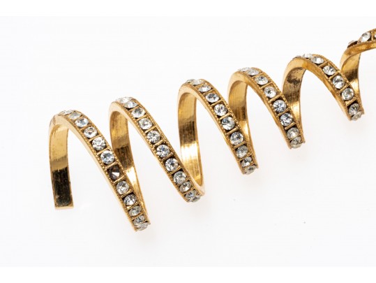 Stylish Valentino 'Night' Spiral Drop Earrings