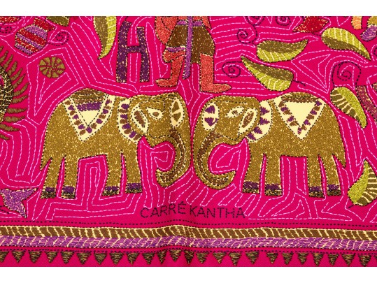 Collection Of Four Colorful Scarves