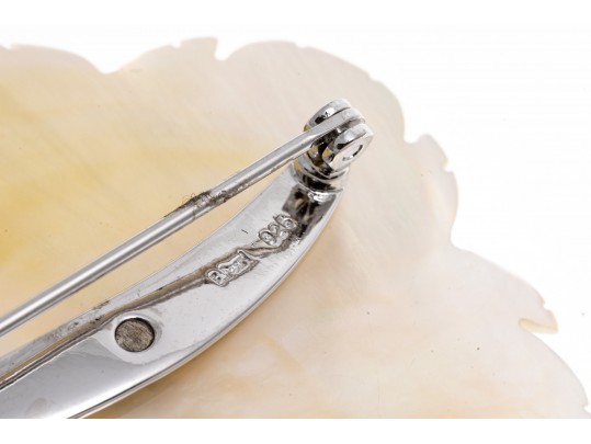 Group Of Sterling Silver Jewelry, Necklace, Brooches, Earrings, Ring And Locket