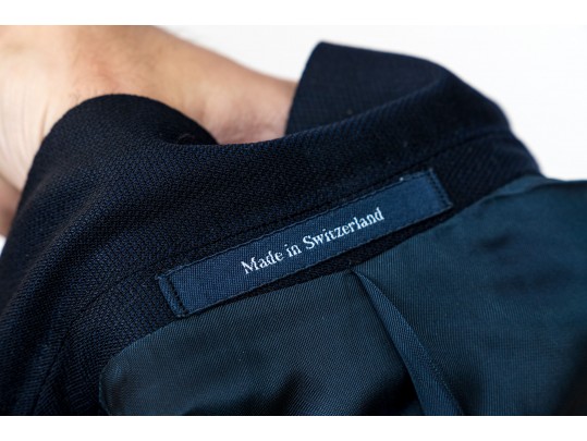 Ermengildo Zegna For Richards Blue Blazer