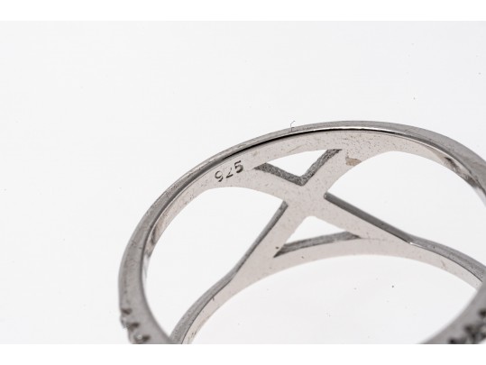 Group Of Sterling Silver Jewelry, Necklace, Brooches, Earrings, Ring And Locket