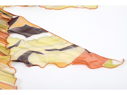 Collection Of Four Colorful Scarves