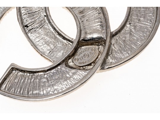 Stylish Chanel Logo Brooch