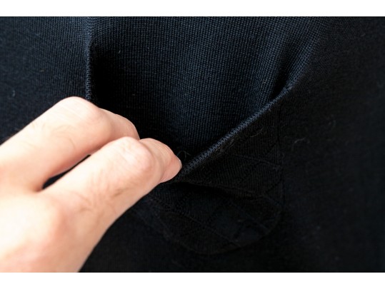 Chanel Black Long Sleeved Top, Size 40