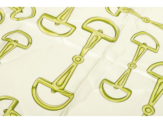 Lot Of Two Handsome Silk Scarves, Including Salvatore Ferragamo