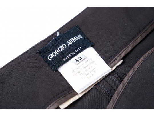 Giorgio Armani Grey Pants, Size 42