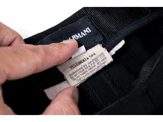 Giorgio Armani Black Pants, Size 44