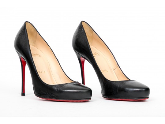 Fantastic Black Christian Louboutin Pumps, 37 1/2