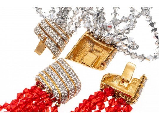 Group Of Colorful Ciner Fashion Jewelry