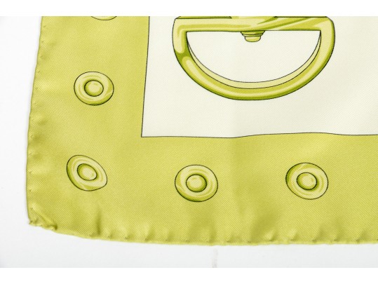 Lot Of Two Handsome Silk Scarves, Including Salvatore Ferragamo