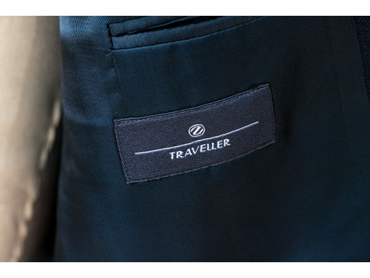 Ermengildo Zegna For Richards Blue Blazer