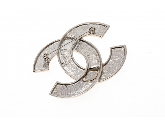 Stylish Chanel Logo Brooch