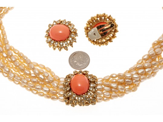 Ciner Fashion Jewelry, Necklaces, Earrings And Bracelet