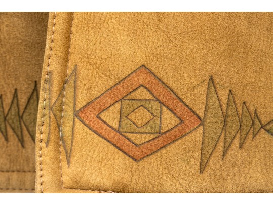 Ralph Lauren Southwestern Motif Shearling Jacket