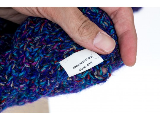 Missoni Funky Vintage Blue Knit And Fringed Cardigan Sweater