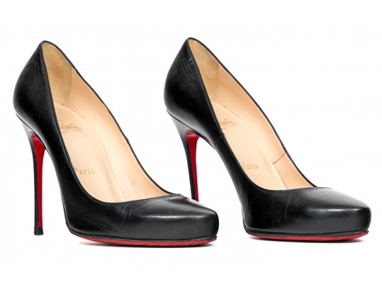 Fantastic Black Christian Louboutin Pumps, 37 1/2