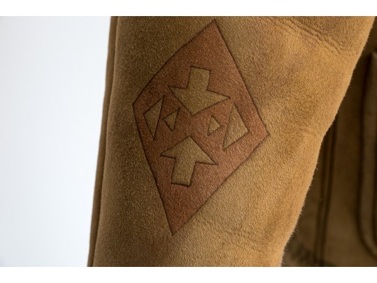 Ralph Lauren Southwestern Motif Shearling Jacket