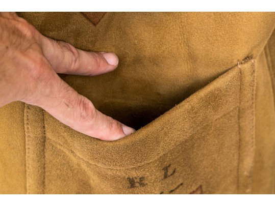 Ralph Lauren Southwestern Motif Shearling Jacket