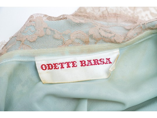 Odette Barsa Vintage Lace Covered Night Dress