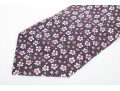 Salavatore Ferragamo Lovely Grey And Pink 100% Silk Neck Tie