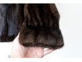 Revillon, Saks Fifth Avenue Dark Brown Fur Jacket With Light Fur Collar