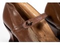 Pair Of 1920's Ladies Brown Leather Heels
