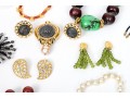Large Lot Of Colorful And Interesting Fashion Jewelry