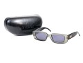 Gucci Elegant Greyish Green/brownish Purple Acrylic Sunglasses, With Case