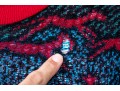 Missoni Vintage Knit Red And Blue Turtleneck, See Conditions