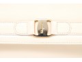Ferragamo Handsome Ivory Patent Leather Shoulder Bag*