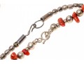 Carnelian And Coral Strung Beaded Necklaces