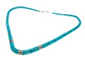 Stunning Turquoise Heishi Necklace