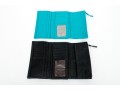 Lot Of Two Brighton Leather Wallets, Black And Turquoise