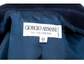 Armani Collezioni Blue Wool Coat, Size 8