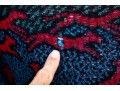 Missoni Vintage Knit Red And Blue Turtleneck, See Conditions