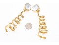 Stylish Valentino 'Night' Spiral Drop Earrings