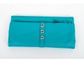 Lot Of Two Brighton Leather Wallets, Black And Turquoise