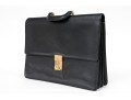 Gucci Handsome Black Leather Briefcase