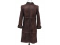 Oscar De La Renta Brown Suede Coat