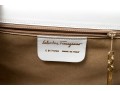 Ferragamo Handsome Ivory Patent Leather Shoulder Bag*