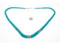 Stunning Turquoise Heishi Necklace