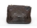 Bruno Magli Brown Quilted Leather Shoulder Bag